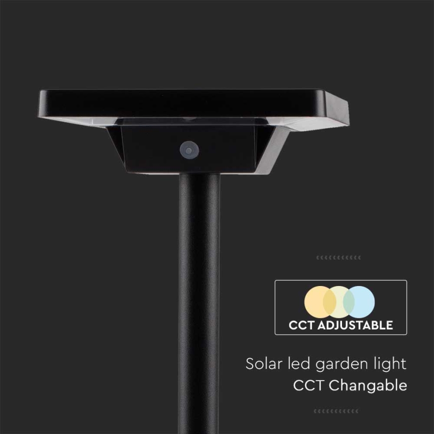 LED Outdoor solar lamp 2in1 LED/2W/3,7V IP65 3000/4000/6500K