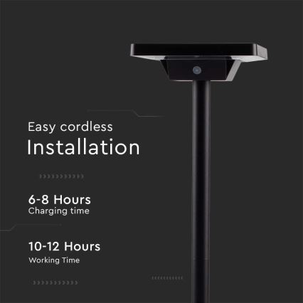 LED Outdoor solar lamp 2in1 LED/2W/3,7V IP65 3000/4000/6500K