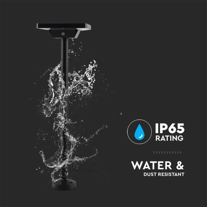 LED Outdoor solar lamp 2in1 LED/2W/3,7V IP65 3000/4000/6500K