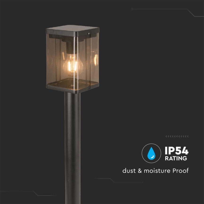 LED Outdoor solar lamp with a sensor LED/2,5W/3,7V 3000K IP54 black