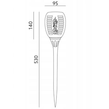 LED Outdoor solar light SPARKLE LED/0,12W/1,2V IP44