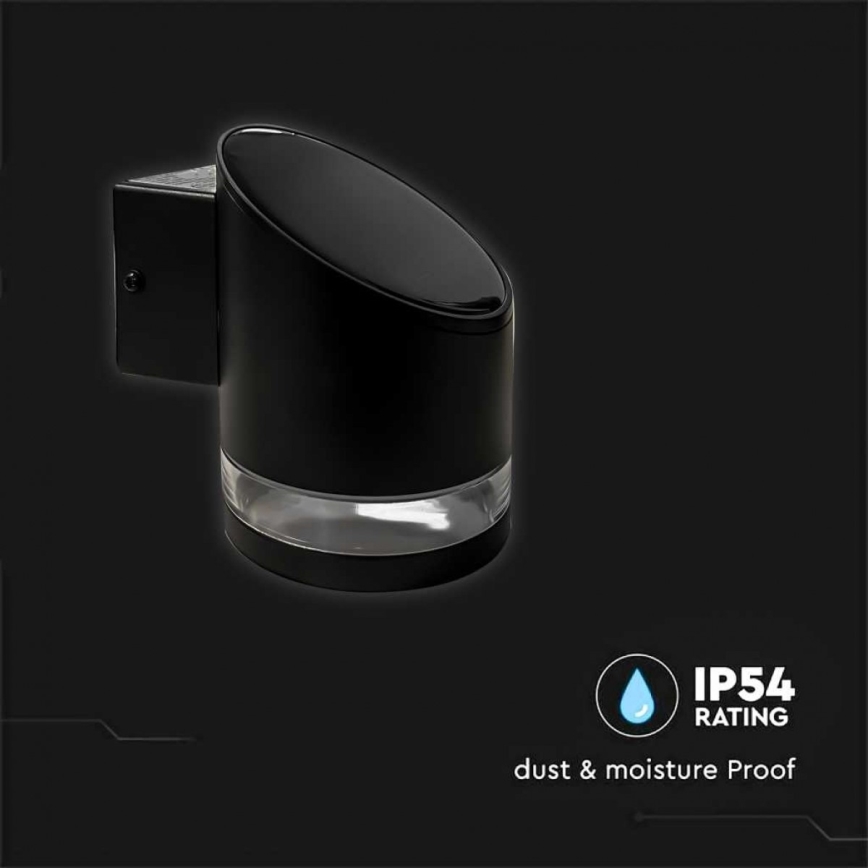 LED Outdoor solar wall light LED/1W/3,7V 3000K IP54 black