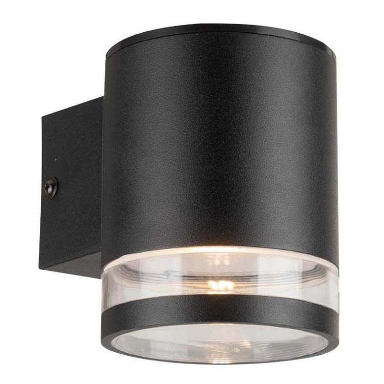 LED Outdoor solar wall light with sensor LED/1W/3,7V 3000K IP54 black