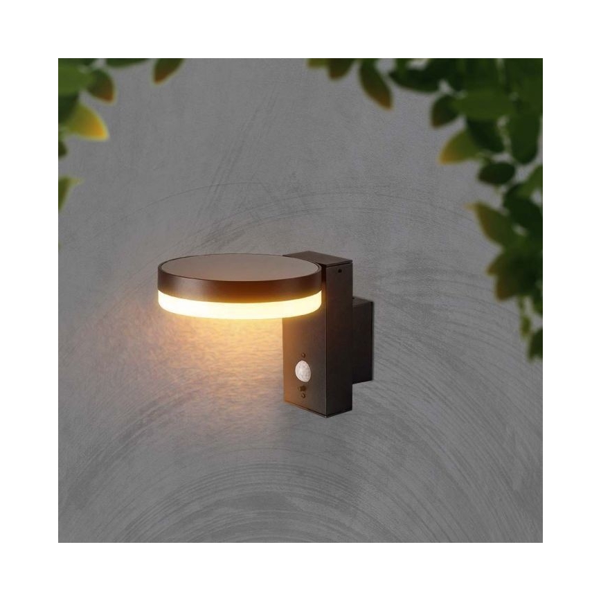 LED Outdoor solar wall light with sensor LED/5,5W/3,7V 3000K IP54
