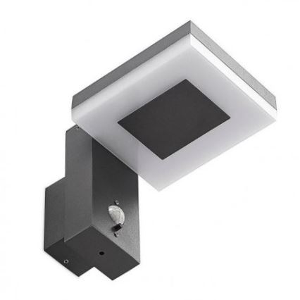 LED Outdoor solar wall light with sensor LED/5,5W/3,7V 3000K IP54