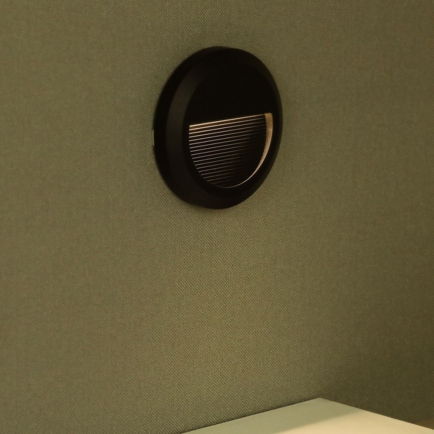 LED Outdoor staircase light LED/2W/230V IP65 3000K black
