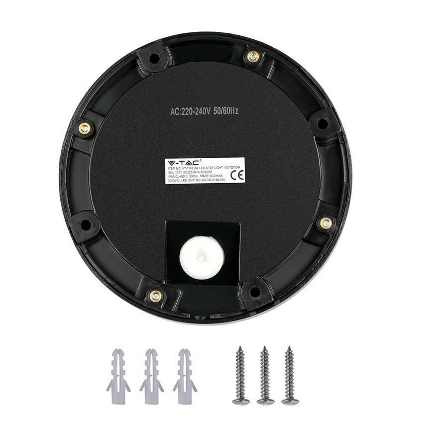 LED Outdoor staircase light LED/2W/230V IP65 3000K black