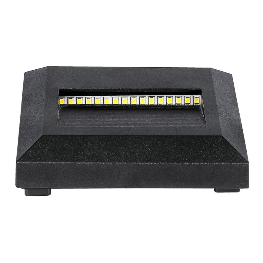 LED Outdoor staircase light LED/2W/230V IP65 3000K black