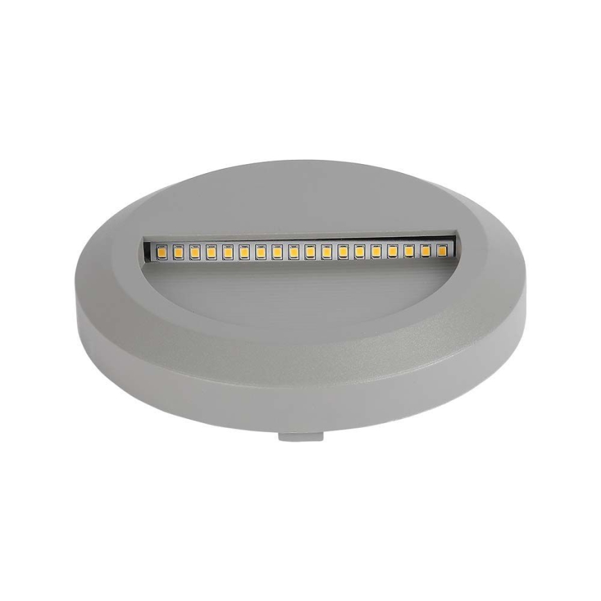 LED Outdoor staircase light LED/2W/230V IP65 3000K grey
