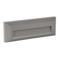 LED Outdoor staircase light LED/3W/230V 4000K IP65 grey