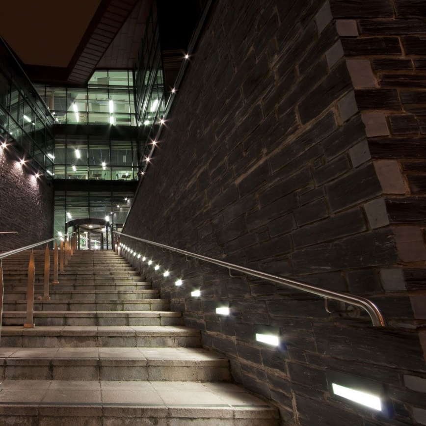 LED Outdoor staircase light LED/3W/230V 4000K IP65 grey