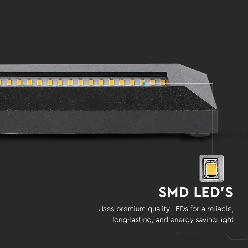 LED Outdoor staircase light LED/3W/230V IP65 3000K black