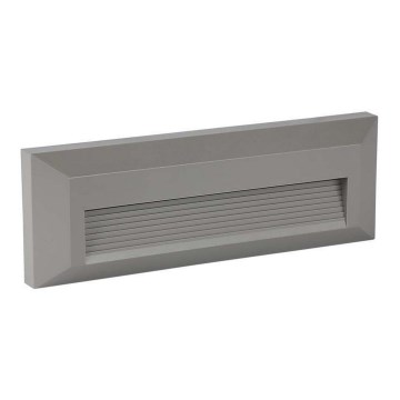 LED Outdoor staircase light LED/3W/230V IP65 3000K grey