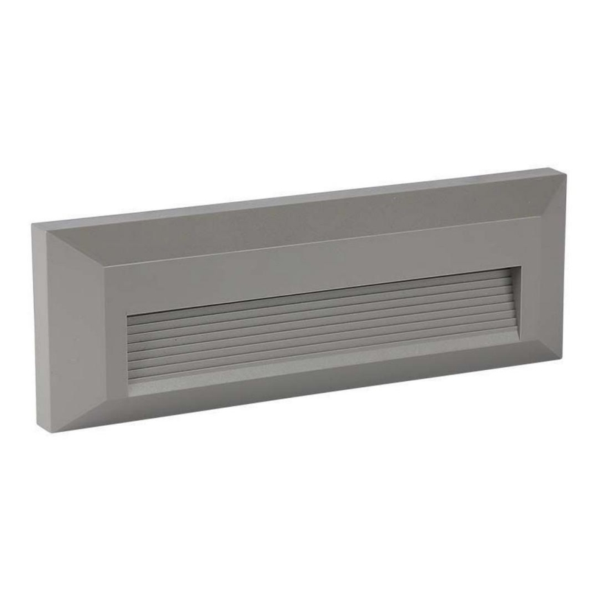 LED Outdoor staircase light LED/3W/230V IP65 3000K grey