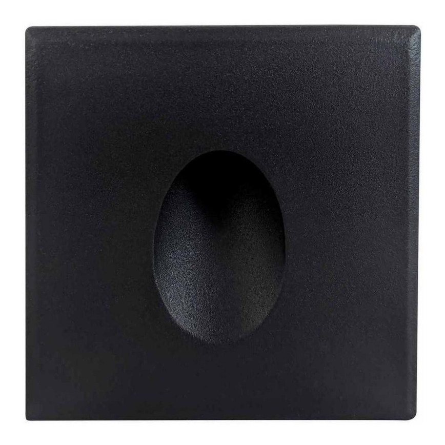LED Outdoor staircase lighting DECENTLY LED/1,5W/230V 3000/4000/6000K IP44 black