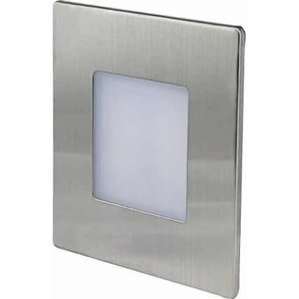 LED Outdoor staircase lighting DECENTLY LED/1,7W/230V 3000/4000/6000K IP54 shiny chrome