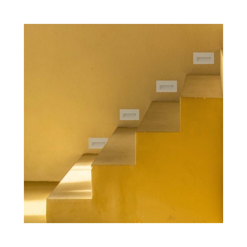 LED Outdoor staircase lighting LED/3W/230V 3000K IP65 white