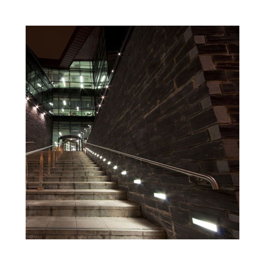 LED Outdoor staircase lighting LED/3W/230V 3000K IP65 white