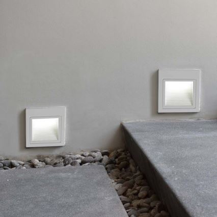 LED Outdoor staircase lighting LED/5W/230V 3000K IP65 white