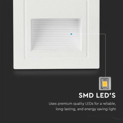LED Outdoor staircase lighting LED/5W/230V 3000K IP65 white