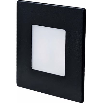 LED Outdoor Step Light LED/1.7W/230V 3000/4000/6000K IP54 Black