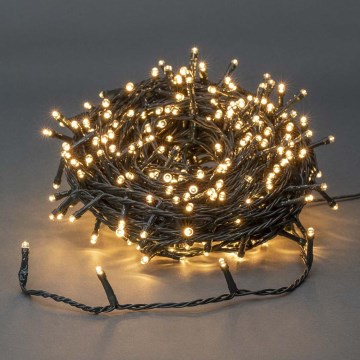 LED Outdoor String, 720 LEDs / 7 Functions, 57 m, IP44, Warm White