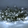 LED Outdoor String Lights, 100 LEDs / 8 modes, 13 m, IP44, Cool White