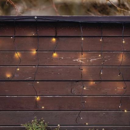 LED Outdoor String Lights 100xLED/2,5x0,9m IP44 Warm White