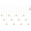 LED Outdoor String Lights, 120 LEDs, 3×AA, 1.7 m, IP44, Warm White