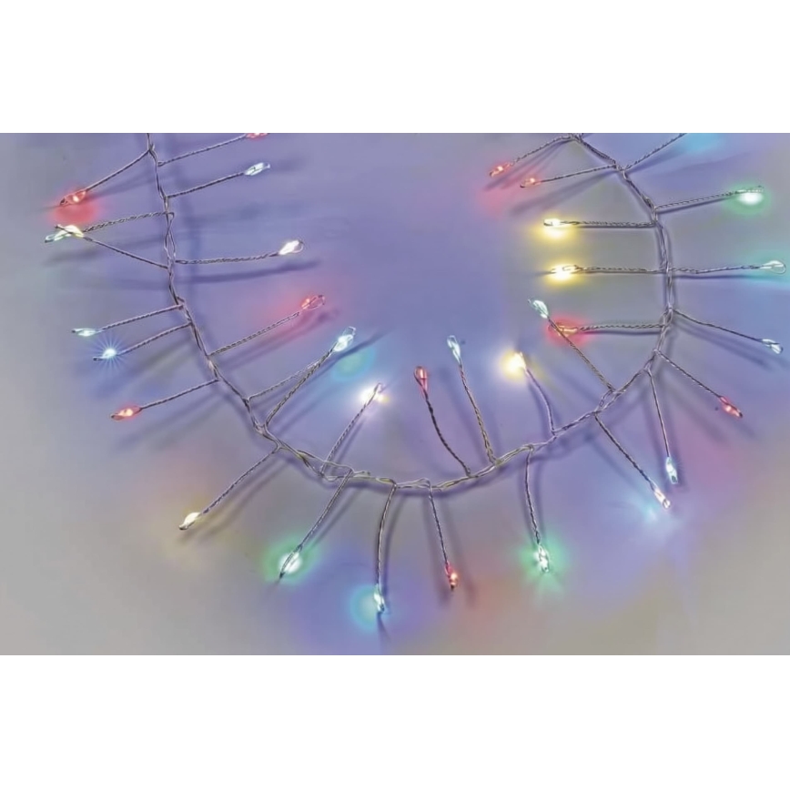 LED Outdoor String Lights, 1440 LEDs / 8 modes, 14.4 m, IP44, Multicolor