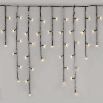 LED outdoor string lights 200 LEDs / 8 modes, 8.6 m, IP44, warm white