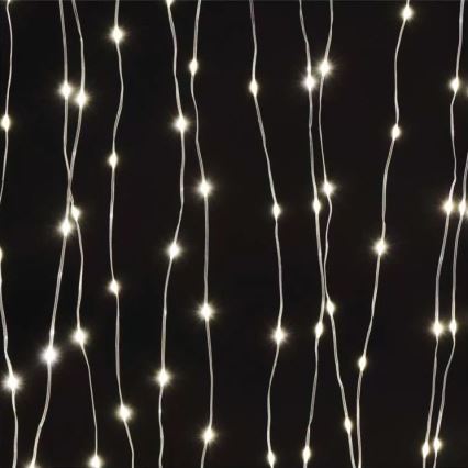 LED Outdoor String Lights 300 LEDs / 8 Functions, 5.9 m, IP44, Warm White