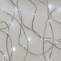 LED outdoor string lights, 40 LEDs, 9 m, IP44, cool white