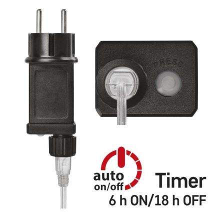 LED outdoor string lights, 40 LEDs, 9 m, IP44, warm white