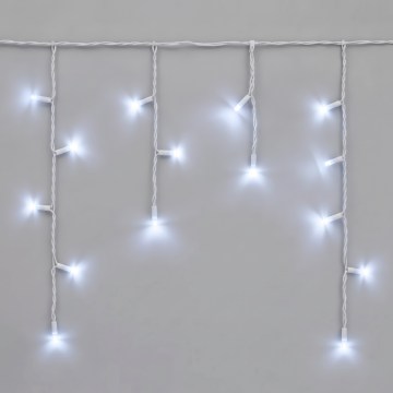LED outdoor string lights 50 LEDs / 3x0.4 m IP44 cool white