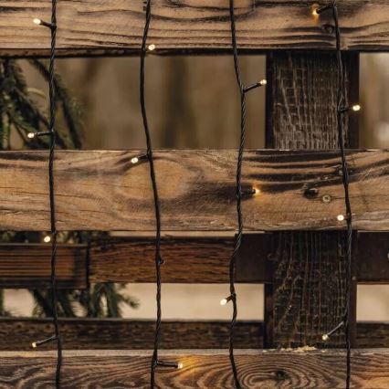 LED Outdoor String Lights, 50 LEDs / 5 m, IP44, Warm White