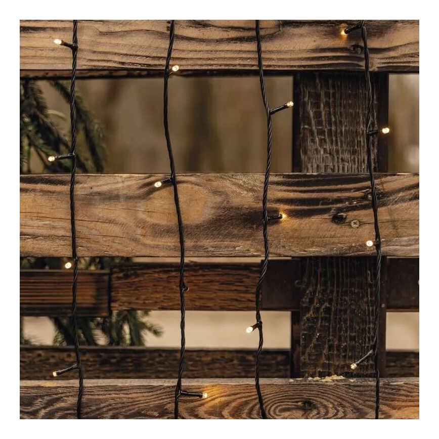 LED Outdoor String Lights, 50 LEDs / 5 m, IP44, Warm White