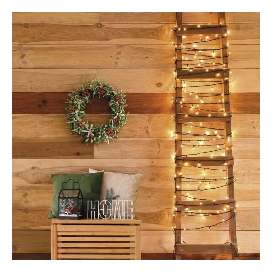 LED Outdoor String Lights, 50 LEDs / 5 m, IP44, Warm White