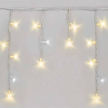 LED Outdoor String Lights 50xLED/3x0.4m IP44 Cool/Warm White