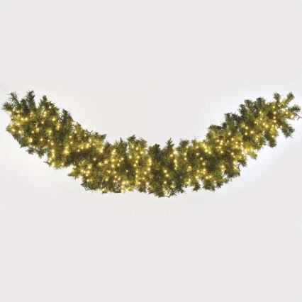 LED outdoor string lights, 600 LEDs / 17 m, IP44, warm white