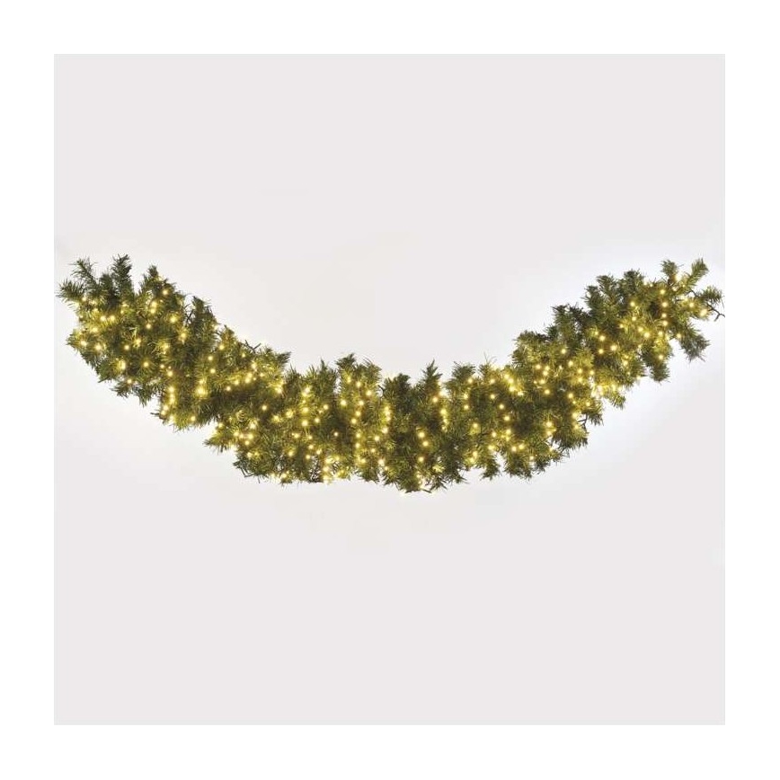 LED outdoor string lights, 600 LEDs / 17 m, IP44, warm white