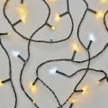 LED Outdoor String Lights, 80 LEDs, 13 m, IP44, Warm/Cool White