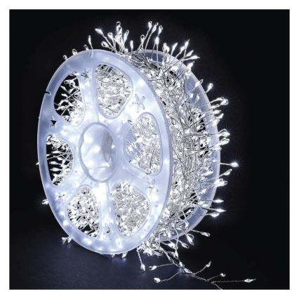LED Outdoor String Lights 960 LEDs / 8 functions, 9.6 m, IP44, Cool White