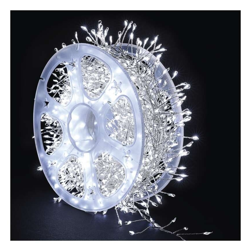 LED Outdoor String Lights 960 LEDs / 8 functions, 9.6 m, IP44, Cool White