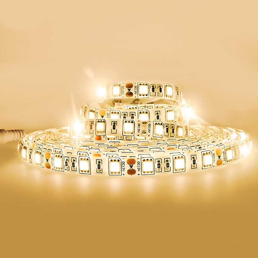 LED Outdoor strip LED/72W/12V 5m IP65 warm white