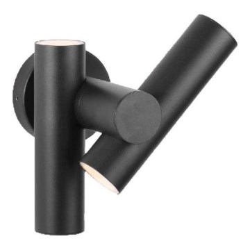 LED Outdoor wall flexible spotlight 2xLED/3W/230V 3000K IP44 black