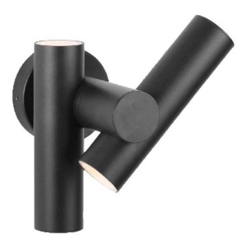 LED Outdoor wall flexible spotlight 2xLED/3W/230V 4000K IP44 black