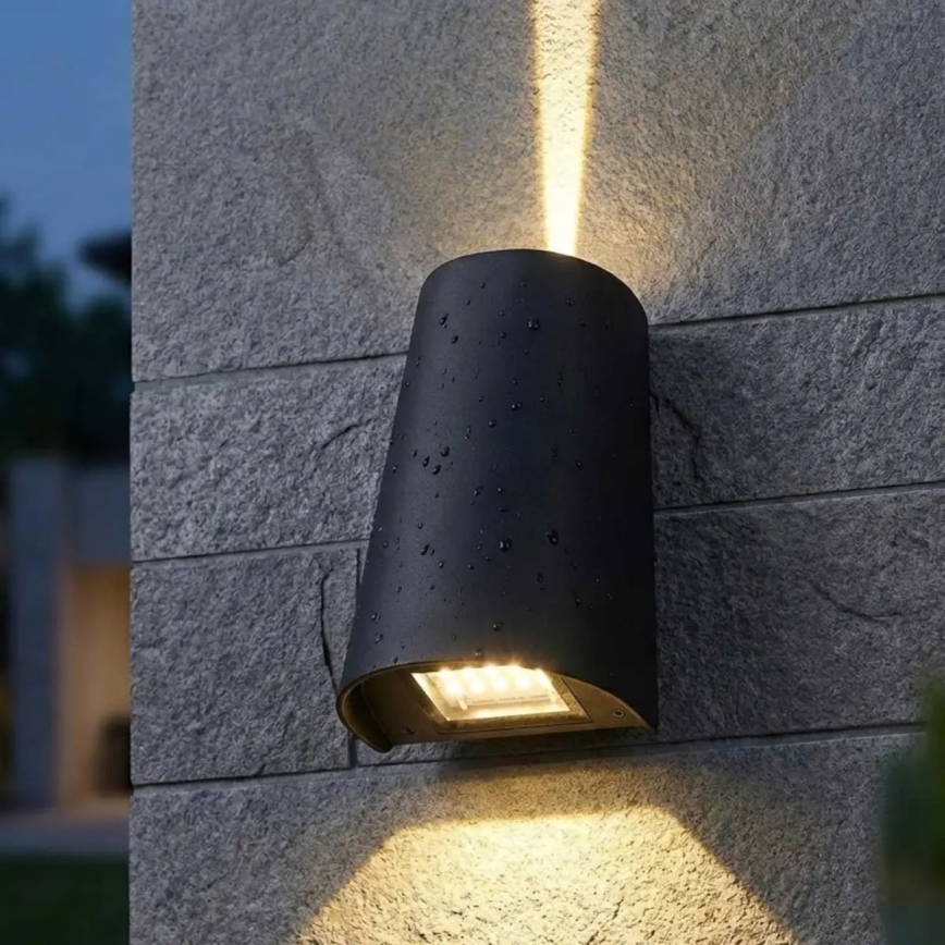 LED Outdoor Wall Light, 11W, 230V, IP65, Black
