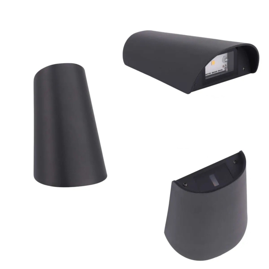 LED Outdoor Wall Light, 11W, 230V, IP65, Black