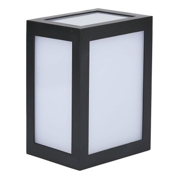 LED Outdoor Wall Light, 12W, 230V, 3000K, IP65, Black